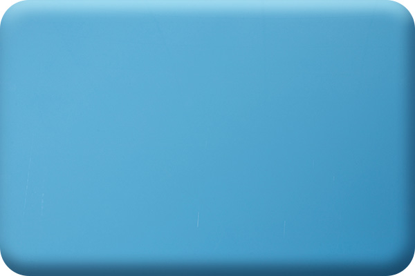 Láminas de acríextrude de color azul cielo